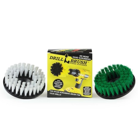 Drill Brush Power Scrubber By Useful Products 5 in W 5 in L Brush, Variety 5in-S-GW-H-DB